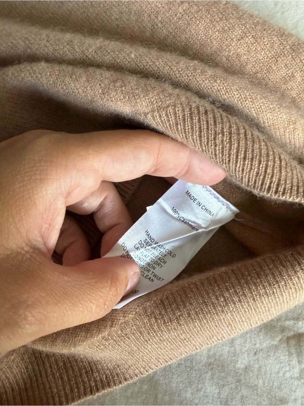 Quince Mongolian Cashmere Tee - Picture 5 of 6
